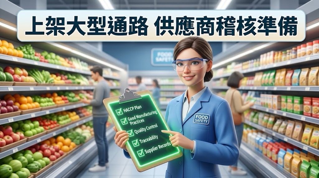 要上架大型通路,供應商稽核要準備什麼
